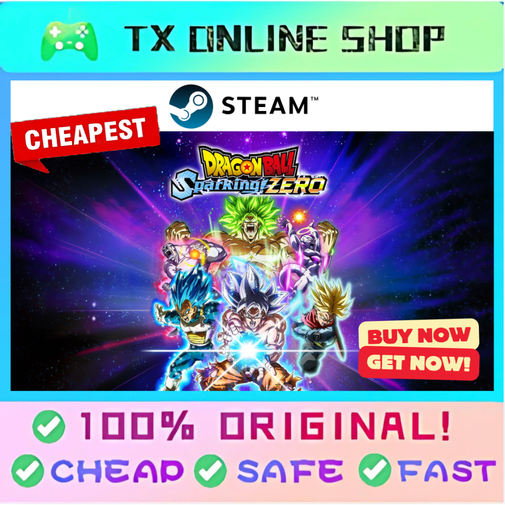 DRAGON BALL Sparking! ZERO [Steam PC Orignal Game] Steam Activation