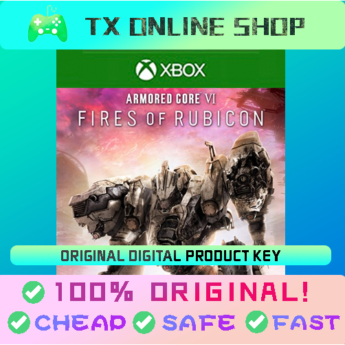ARMORED CORE VI FIRES OF RUBICON [Xbox One/Xbox Series X/S Original Game] Xbox Activation Armored Core 6