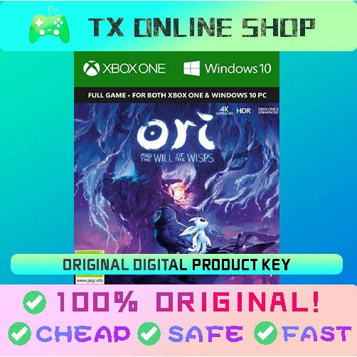 Ori and the Will of the Wisps [Xbox One/Xbox Series X/S /PC Windows 10 /11 Original Game] Xbox Activation