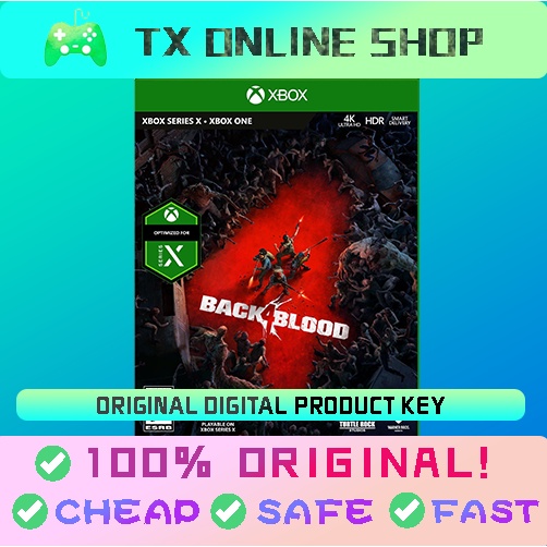 Back 4 Blood [Xbox One/Xbox Series X/S /PC Windows 10 / Windows 11 Original Game] Xbox Activation