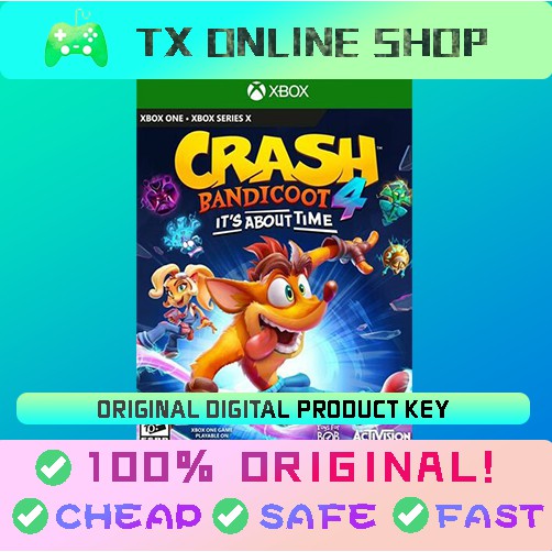 Crash Bandicoot 4 : It’s about Time [Xbox One /Series Original Game] Xbox Activation