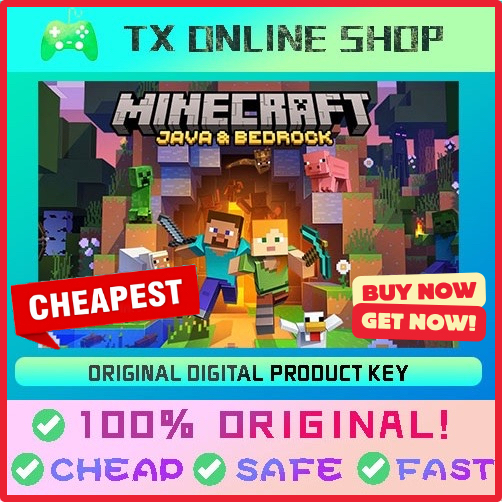 Minecraft & Java&Bedrock [PC/Xbox One/Xbox Series X/S Original Game] Xbox Activation
