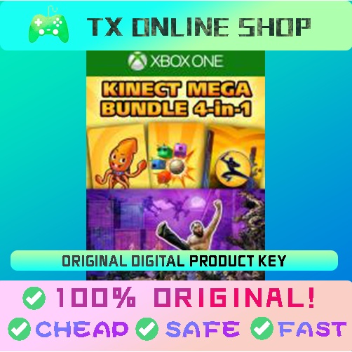 Kinect Mega Bundle: 4 in 1 [Xbox One/Xbox Series X/S Original Game] Xbox Activation