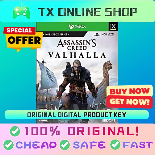 Assassin's Creed Valhalla [Xbox One/Xbox Series X/S Original Game] Xbox Activation