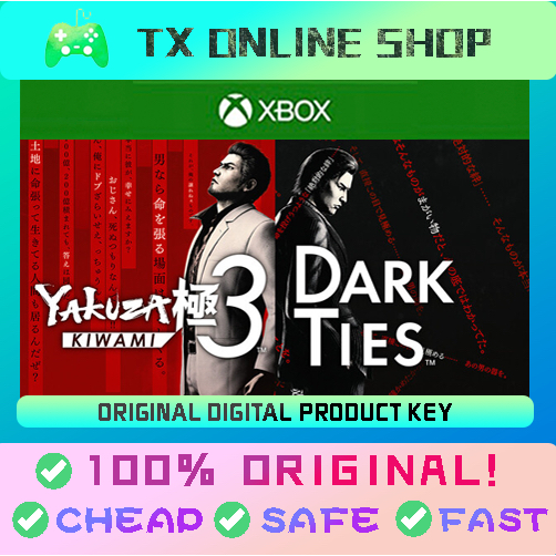 Yakuza Kiwami 3 & Dark Ties [Xbox Series X/S Original Game] Xbox Activation
