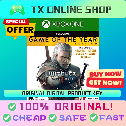 The Witcher 3: Wild Hunt – Complete Edition (NEW) [Xbox One/Xbox Series X/S Original Game] Xbox Activation