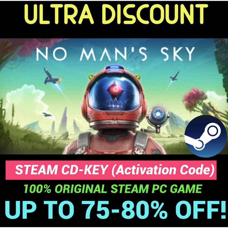 No Man's Sky [Steam PC Original Game] Steam Code Activation