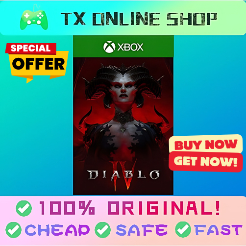 Diablo IV [Xbox One/Xbox Series X/S Original Game] Xbox Activation Diablo 4
